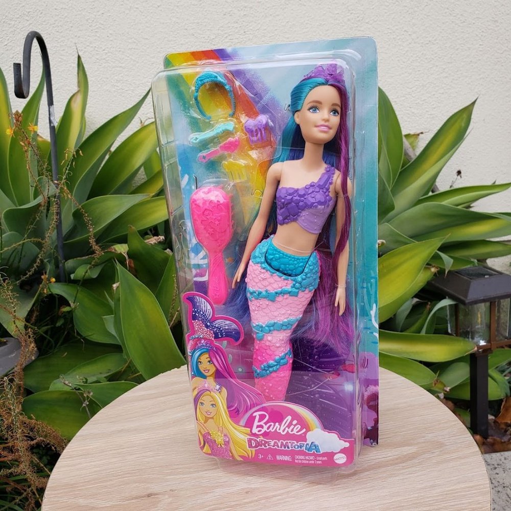 NEW Barbie Dreamtopia Mermaid Doll purple hair Birthday gift stocking stuffer - Picture 5 of 14